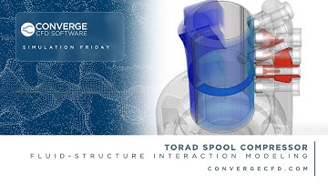 Simulation of the TORAD Spool Compressor With CONVERGE