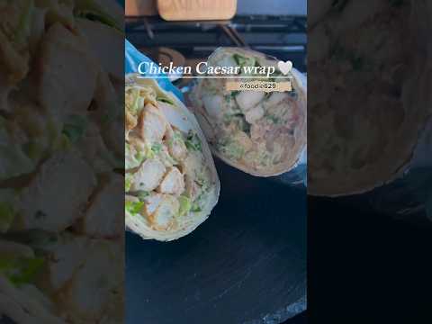 Chicken caesar wrap | chicken wrap | tortilla wrap | chicken cheese wrap recipe