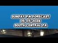 Sunday PM Forecast 05-03-2026