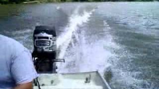 1968 Crosby sled boat with 1971 mercury 50hp outboard