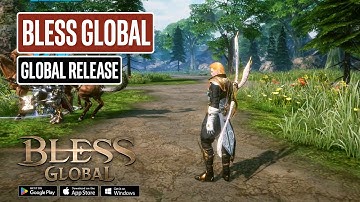 BLESS GLOBAL Gameplay - Official Launch NFT Mobile MMORPG