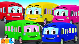 Five Little Buses 3D Song | Nursery Rhymes & Much More | All Babies Channel
