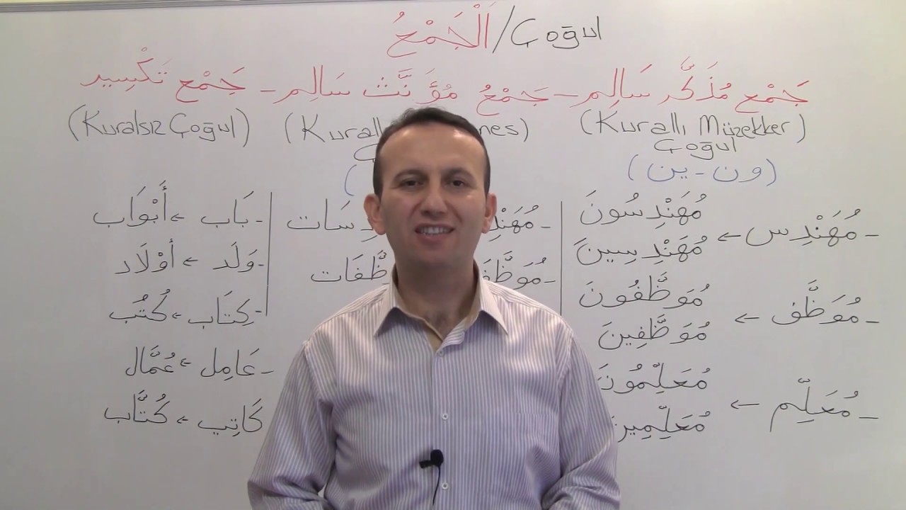 Arapçada Cemi (Çoğul) İsimler-الجمع -Sıfırdan Arapça Dil Bilgisi/Gramer Dersleri 3. Ders