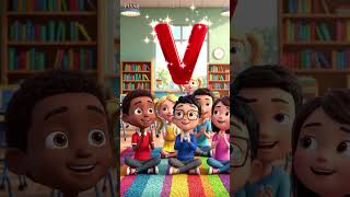 Learning "V" for Van...🚐 #kids #cartoon #learnanewwordtoday