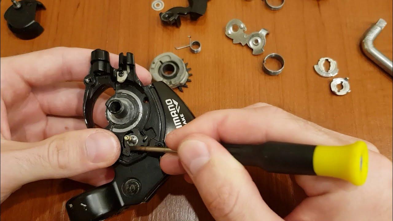Как разобрать переключатель shimano