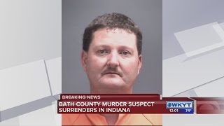 Bath County man wanted for wife's murder arrested in Indiana