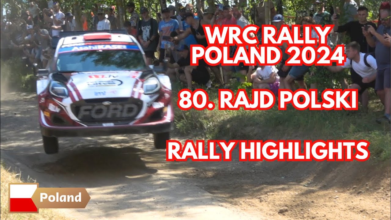 WRC RALLY POLAND 2024 - ALL HIGHLIGHTS | JUMPS & FLAT-OUT | 80. RAJD POLSKI 2024 | BEST OF RALLY