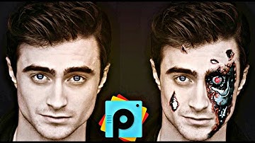 Picsart  Editing Tutorial | How To Make A Terminator Face Effects In Picsart