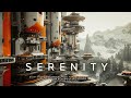Serenity future city relaxing ambience  ethereal sci fi ambient music