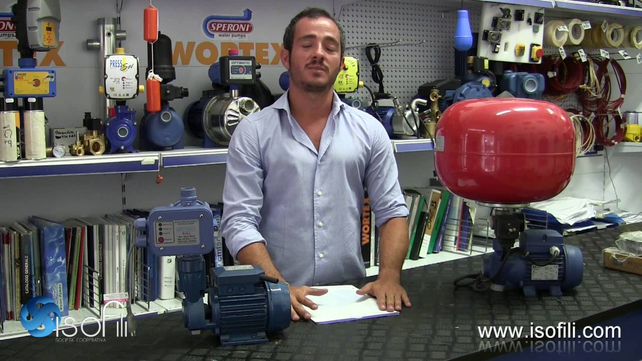 Differenze tra un press control ed un autoclave tradizionale youtube Regolazione pressostato autoclave youtube