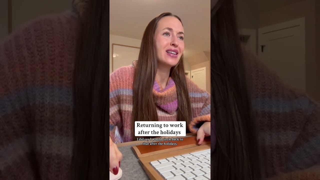 When’s your first day back?