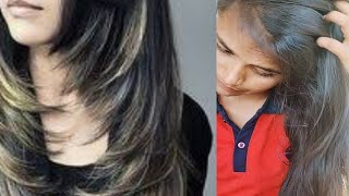 Self layer cutting for long hair at home | easy hair style ||