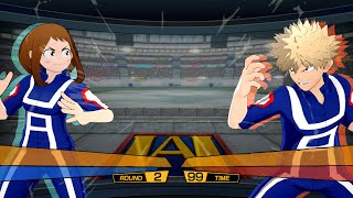 Bakugo Vs Uraraka My Hero Ones Justice 2