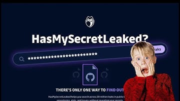 Check if your secrets have leaked on GitHub - Has My Secret Leaked Demo