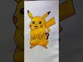 Pikachu Drawing 💛#shorts #art #drawing