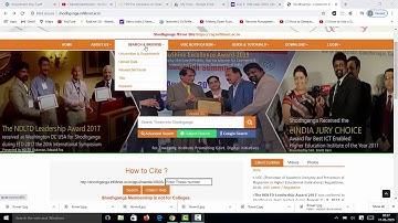 Shodhganga Explanatory video