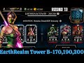 Earthrealm tower final round boss battle 200  170190 fight  reward mk mobile 2024