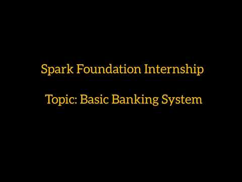 Basic Banking System