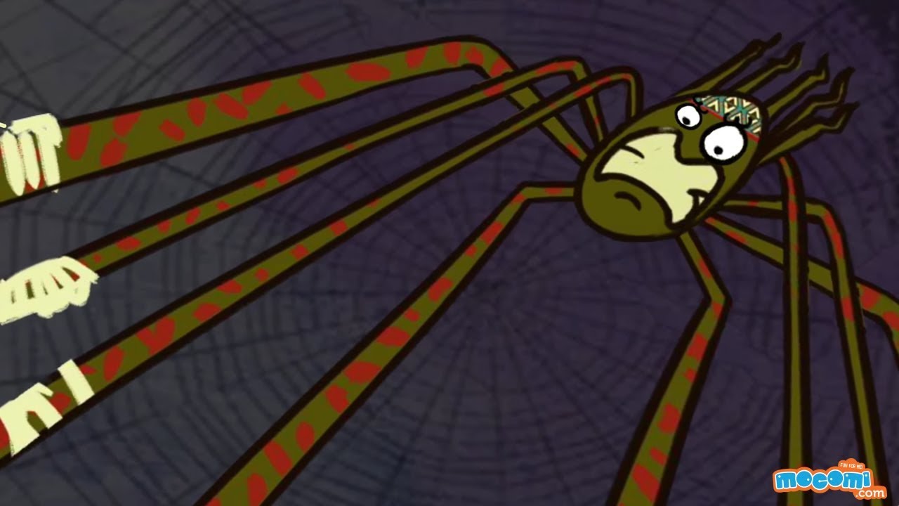 Why Anansi has eight thin legs - African Folk Tales for Kids | Educational Videos by Mocomi