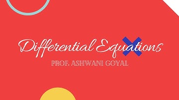 Differential Equations | Examples of Frobenius Method | Lecture-11 | Prof. Ashwani Goyal