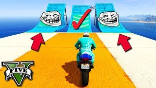 GTA V Online: 3x MEGA RAMPA TROLL com MOTOS!!! (MUITO DIFÍCIL) GTA V Online: 3x MEGA RAMPA TROLL com MOTOS!!! (MUITO DIFÍCIL)
