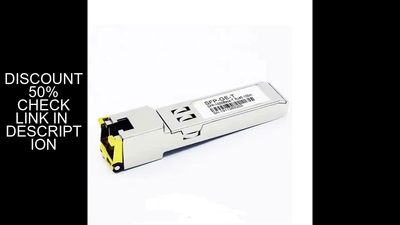 SFP Fiber Module Ethernet Port RJ45 Module 1000BASE-T Switch Connector Copper Compatible with Cisco/