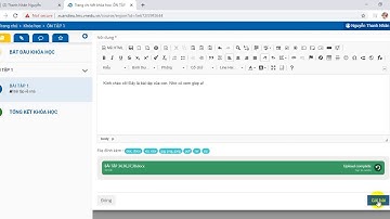 HƯỚNG DẪN HỌC SINH NỘP BÀI TẬP LÊN ELEARNING VNPT
