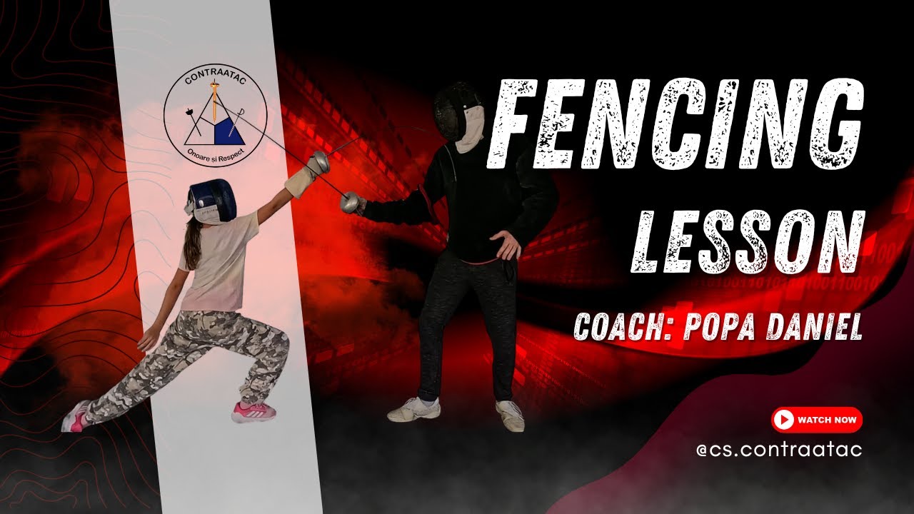 Epee Fencing Lesson - Lectie de scrima (spada)