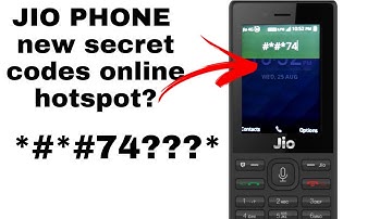 Jio phone new secret code online hotspot?🔥|jio phone new update today