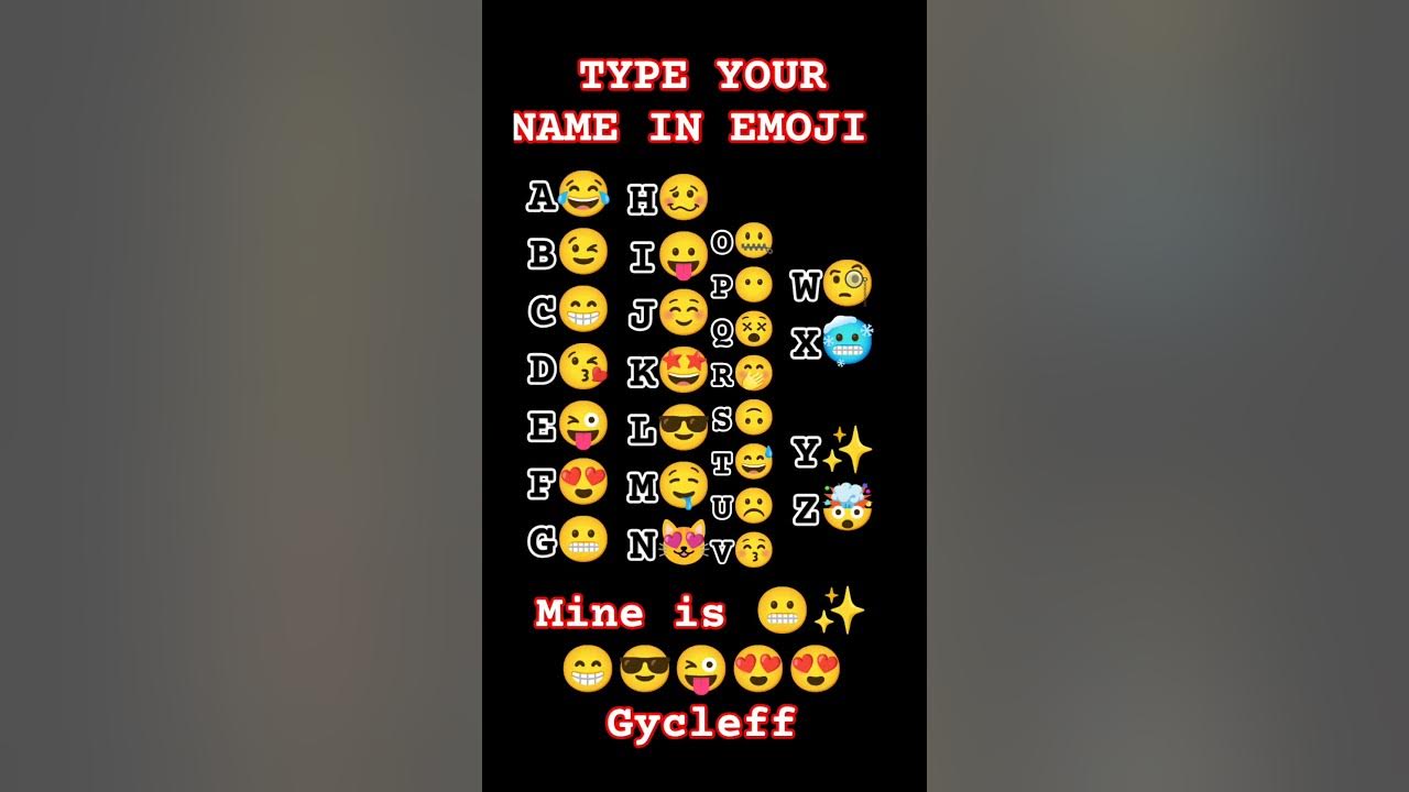 Type Your Name In Emojis YouTube type-your-name-in-emojis-youtube