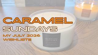 Caramel Sundays Restock Preview My Candle Collection What Im Buying Next