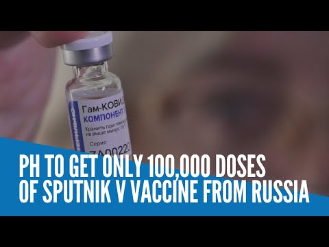 PH to get only 100,000 doses of Sputnik V vaccine from Russia