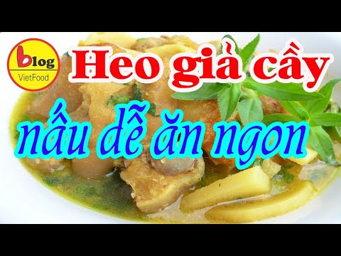 Video Hướng dẫn nấu món giả cầy từ giò heo 3 miền Bắc Trung... - youtube
