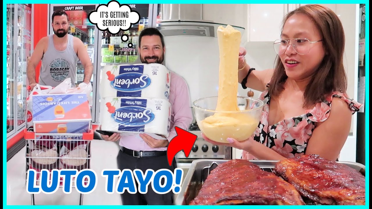 LUTO TAYO! PORK RIBS AT STRETCHY CHEESE! MISTER NAG AALALA NA! BALIK GROCERY NA NAMAN! ❤️ rhazevlogs