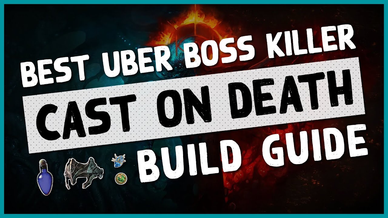 3.18 | THE MOST INSANE UBER BOSS KILLER - PoE Cast On Death Discharge Build Guide