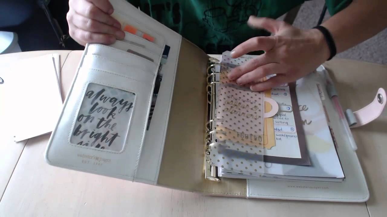 How I set up my ster Pages Planner and Recollections Planner review