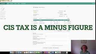 Invoice with reverse VAT and CIS tax