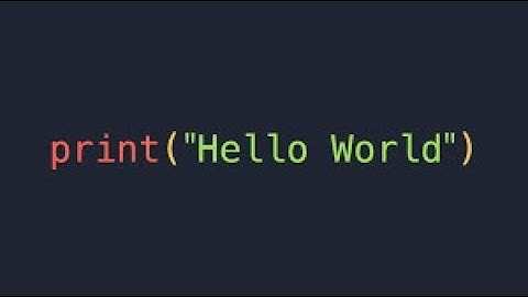 Python Hello World with GitHub