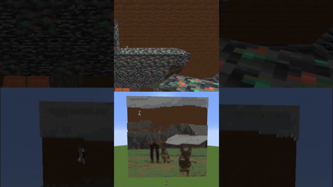 I built "Stick Season" by Noah Kahan in MINECRAFT  #foryou #minecraft #minecraftpixelart