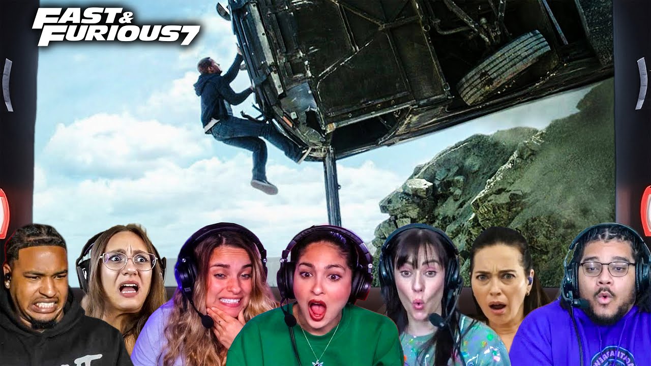 "On the Edge" Thrilling – Furious 7 (2015) | First Time Watching Movie Reaction Compilation