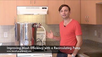 Improving Mash Efficiency with a Recirculating Pump