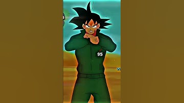 if Goku plays squid game #dragonball #goku #edit #anime