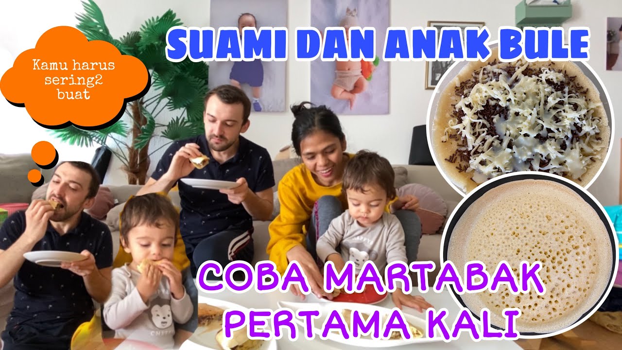 ANTI GAGAL ‼️ CARA BIKIN MARTABAK MANIS TEFLON SIMPLE 💯, SUAMI BULE SUKA . #martabak #resepmakanan