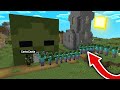 Encontramos una BASE SECRETA de ZOMBIES en una ALDEA de MINECRAFT! 😂