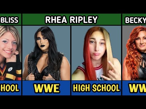 WWE Female Wrestlers From High School to Now | WWE Transformation