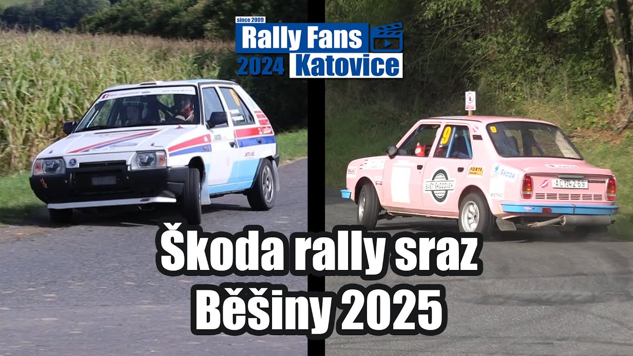 Škoda rally sraz Běšiny 2025