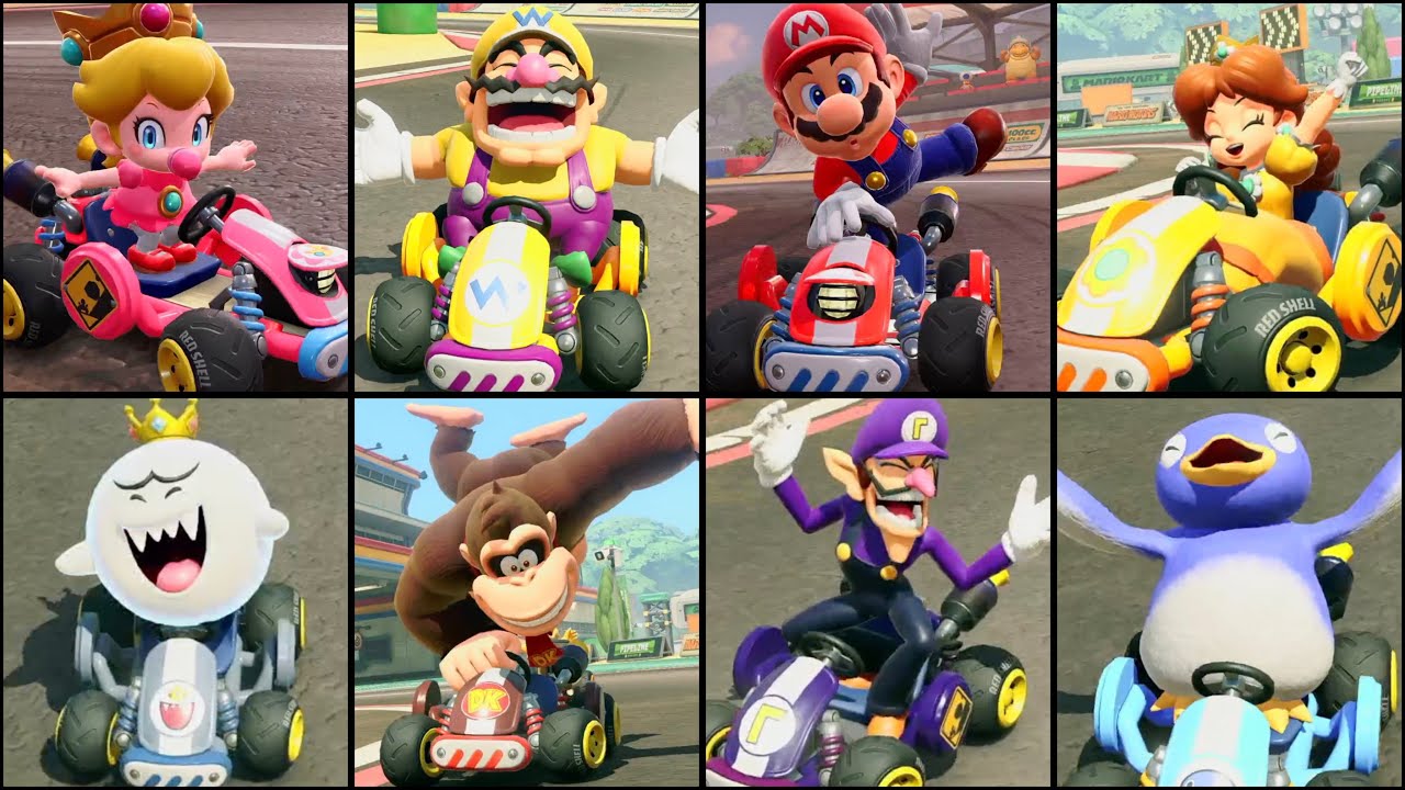 Mario Kart World - All Characters Winning Animations（full edition）Switch2