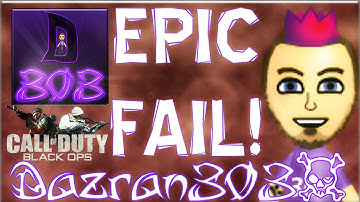 KNIFE ONLY S&D ROUND! FAILS & EPIC MOMENTS EPISODE #7 - CALL OF DUTY BLACK OPS (Wii)
