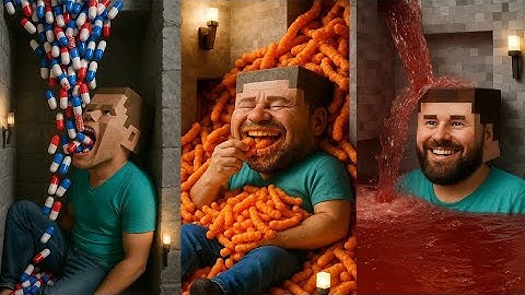 The Best Satisfying Minecraft Fluid and Cloth Simulation (SHOWCASE) #blender