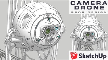 Camera Drone SketchUp tutorial sample: Intro Chapter 1